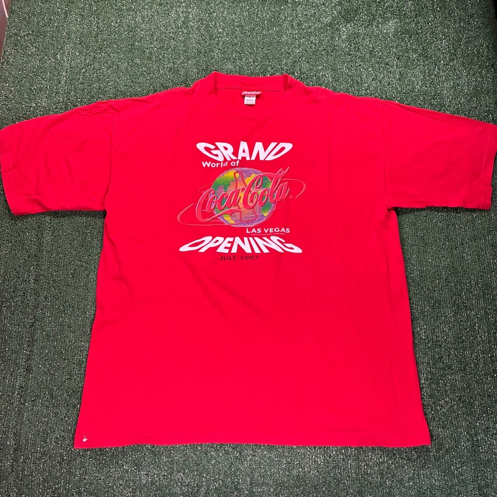 Vintage 90s Coca-Cola Grand Opening Las Vegas‎ T-shirt
